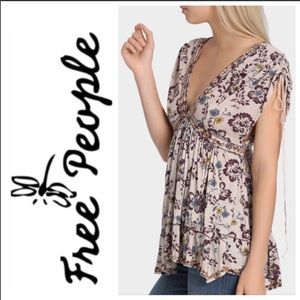 Free People • super soft flowy top • NWT